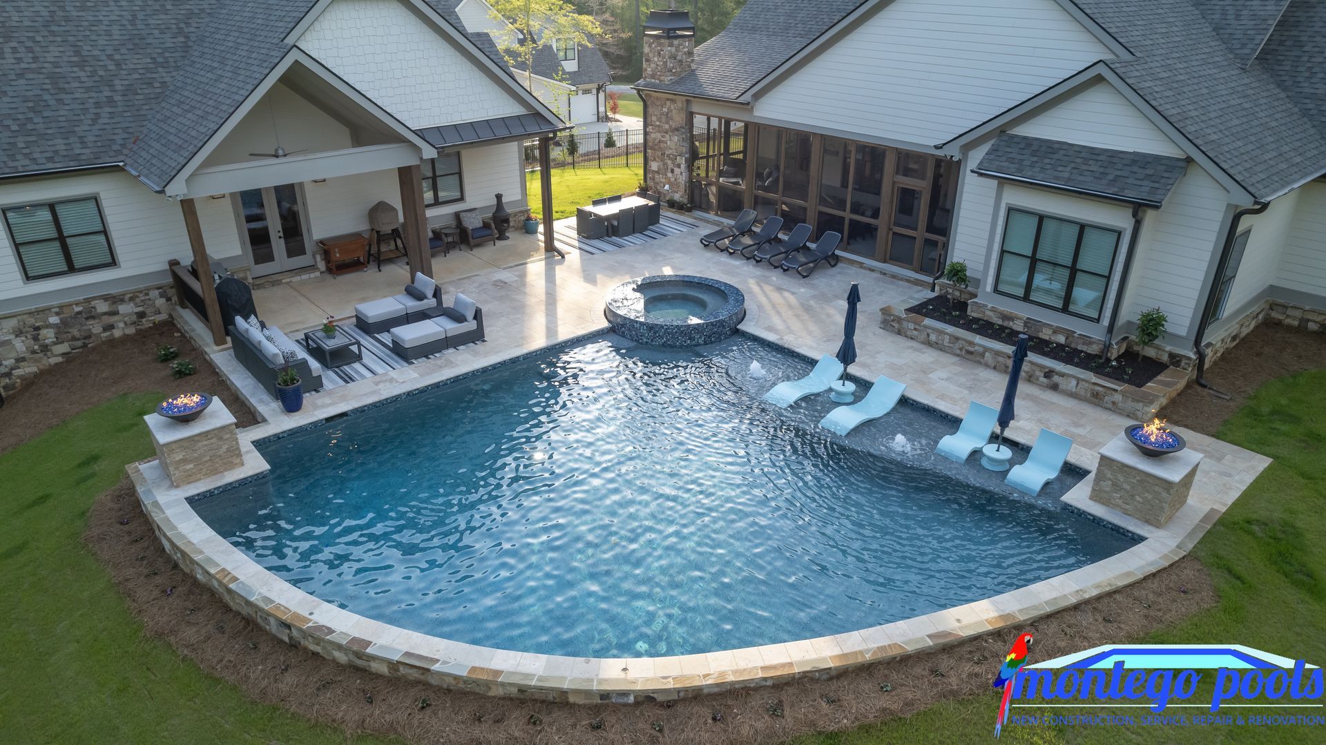 Macon swimming pool construction